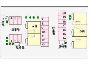 シャルマンB（山王町）の物件外観写真